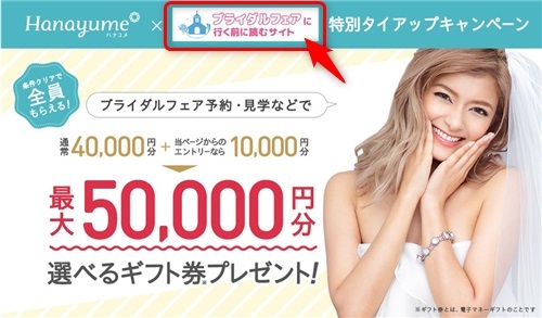 【タイアップサイト限定】夏の結婚式場探しキャンペーン2018 | 結婚式場探しは【Hanayume(ハナユメ・はなゆめ)】 エントリー方法
