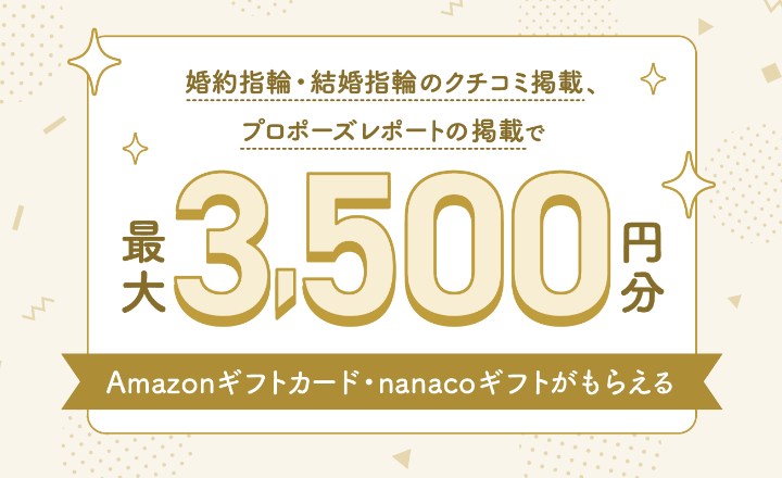 ringraph口コミ投稿キャンペーン 最大3,500円分のギフトカードが貰える